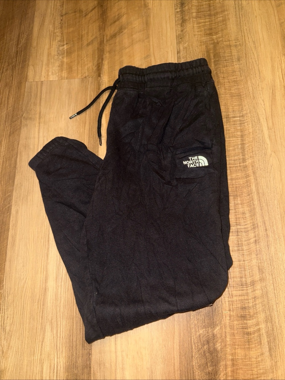 The North Face Women's Black Cropped Fleece Joggers